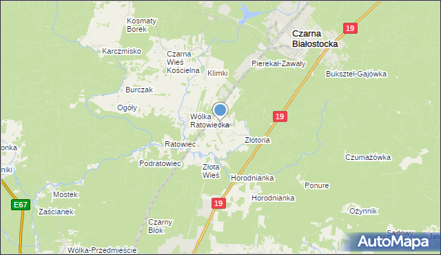 mapa Ruda Rzeczka, Ruda Rzeczka na mapie Targeo